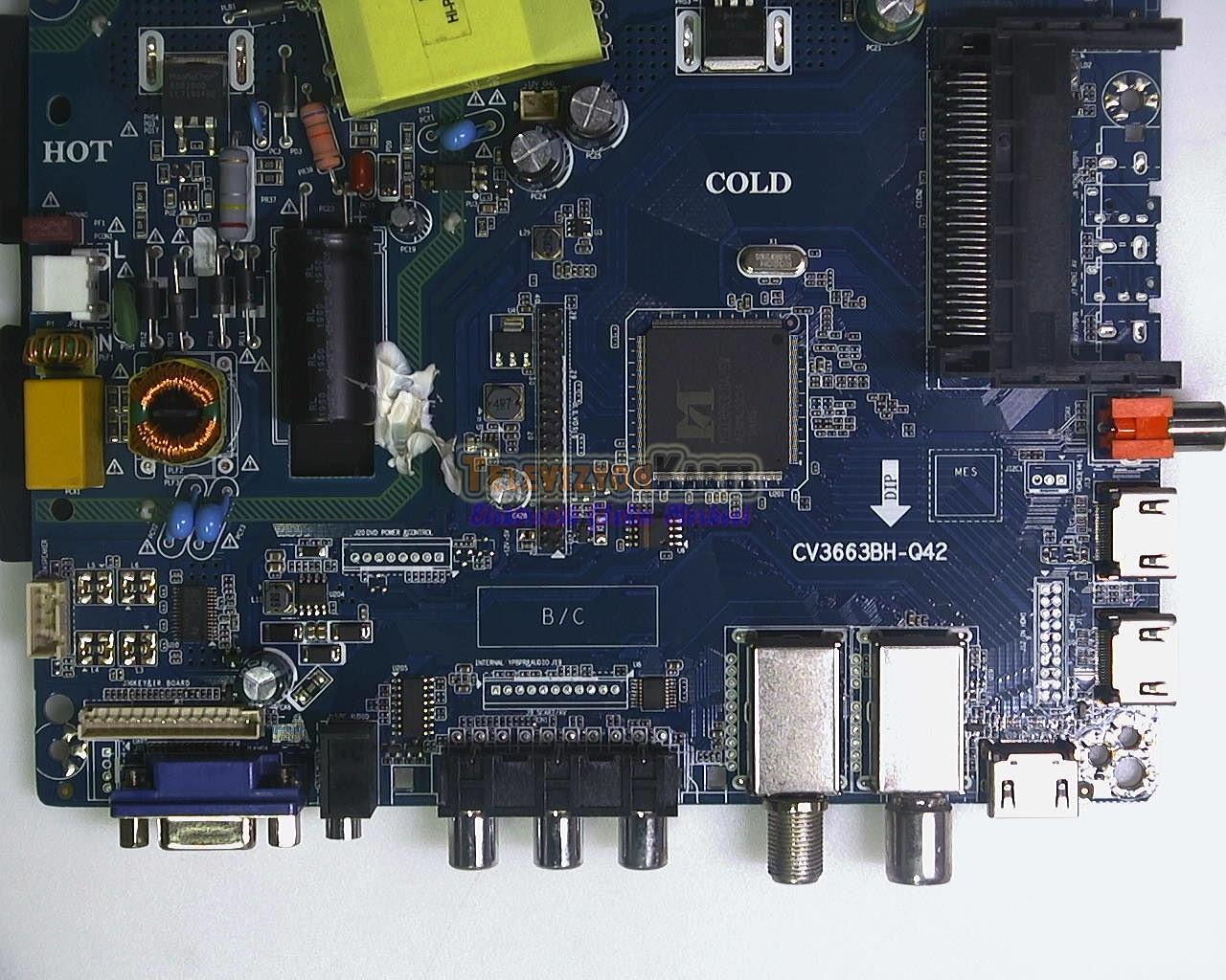 CV3663BH-Q42,Dijitsu DJ43,Main Board