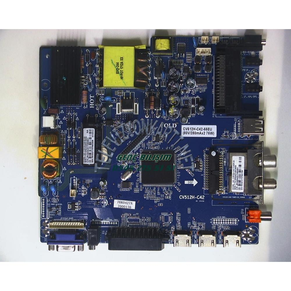 CV512H-C42,CV512H-C42-43EU,Rowell RL-7043S,Main Board