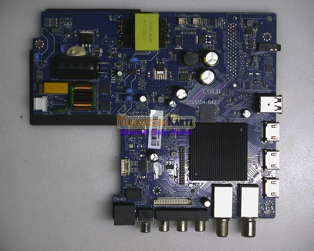 CV950D4-B42,TELENOVA 43FS1301,43FS1302,MAIN BOARD,ANAKART,T430HVN01