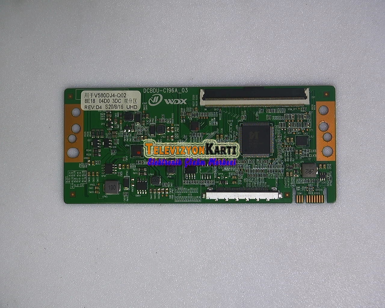 DCBDU-C196A_03 V580DJ4-Q02 T-CON BOARD