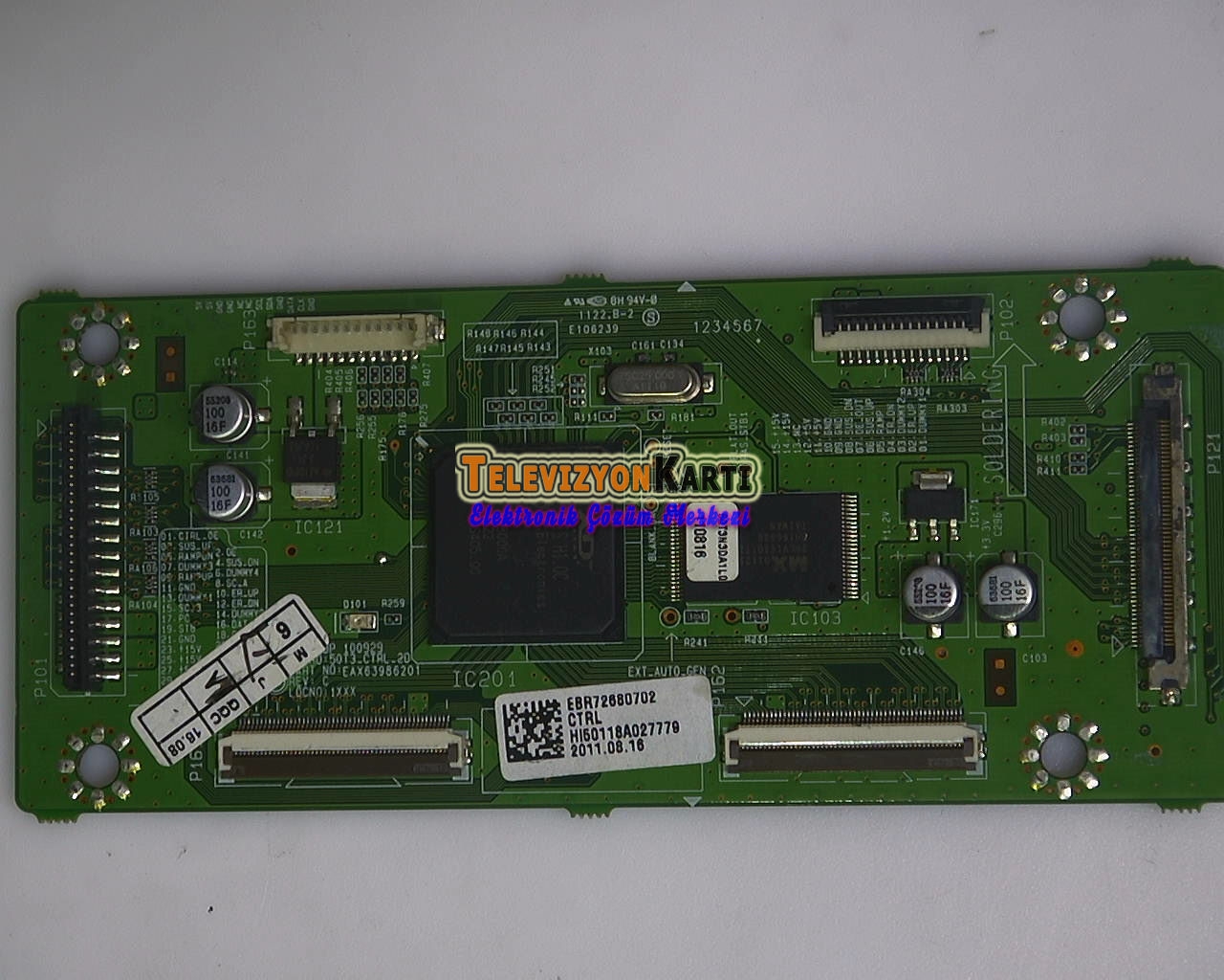 EAX63986201, EBR72680702, 50T3_CTRL_2D, LG 50PT351-ZC, CTRL Board, PDP50T30010