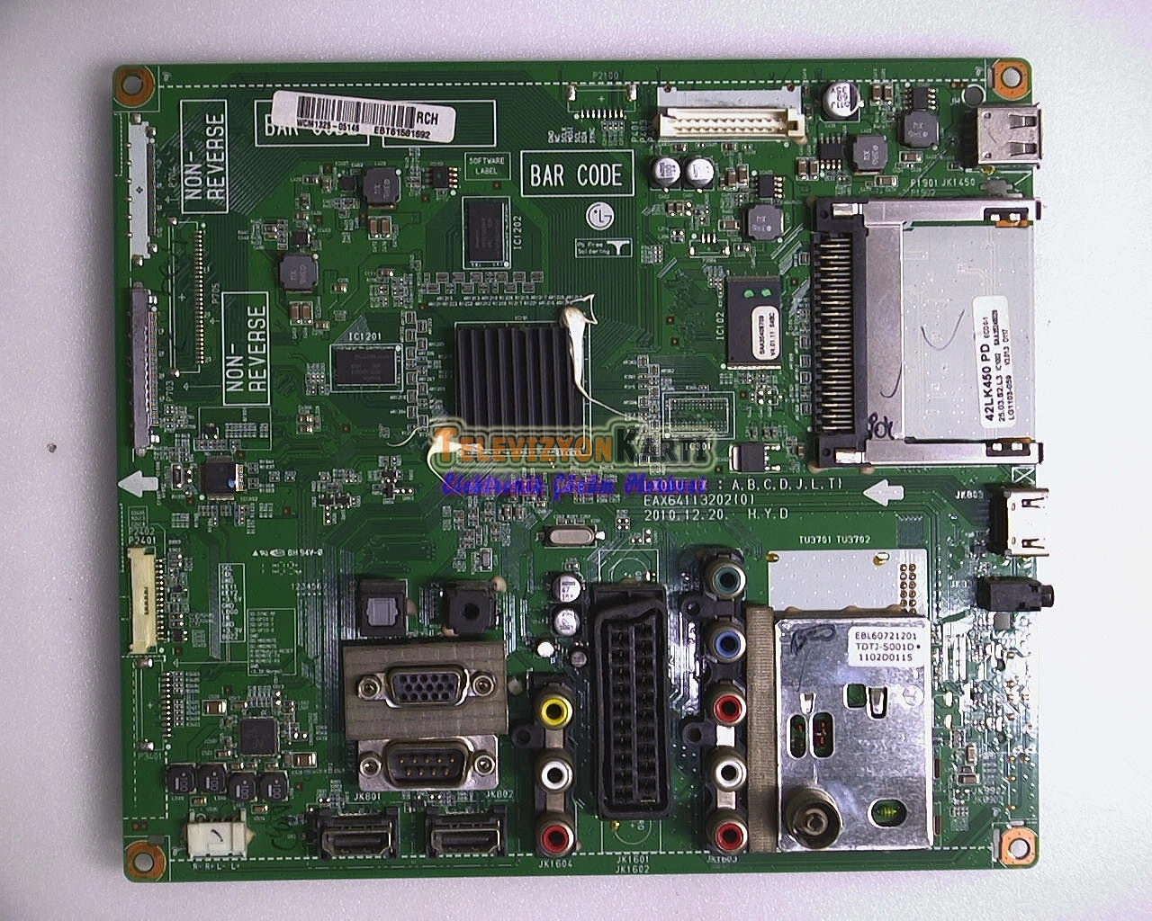 EAX64113202,EBT61581692,LG 42LK450,Main Board,Ana Kart, LC420WUE-SCA2