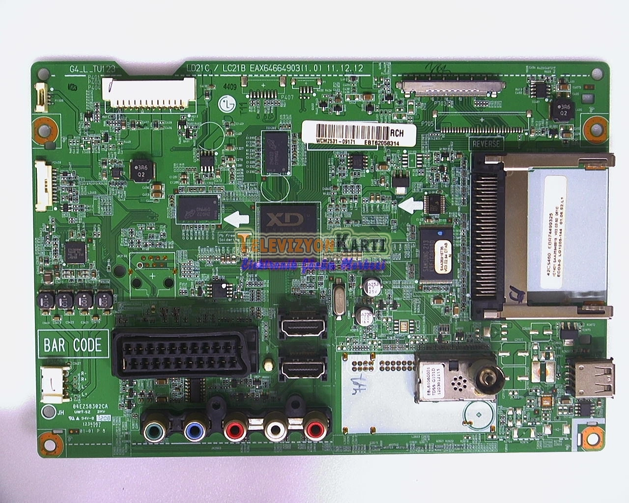 EAX64664903(1.0),EBT62058314,LG 42CS460-ZA,Main Board,Ana Kart,LC420WUE-SCA2