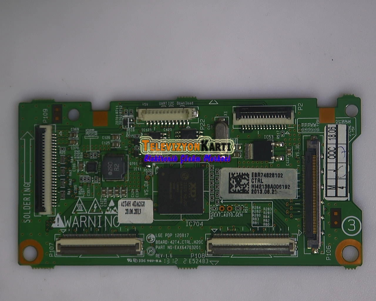 EAX64703201, EBR74828102, 42T4_CTRL_H20C, LG 42PN450B, CTRL Board, PDP42T40010