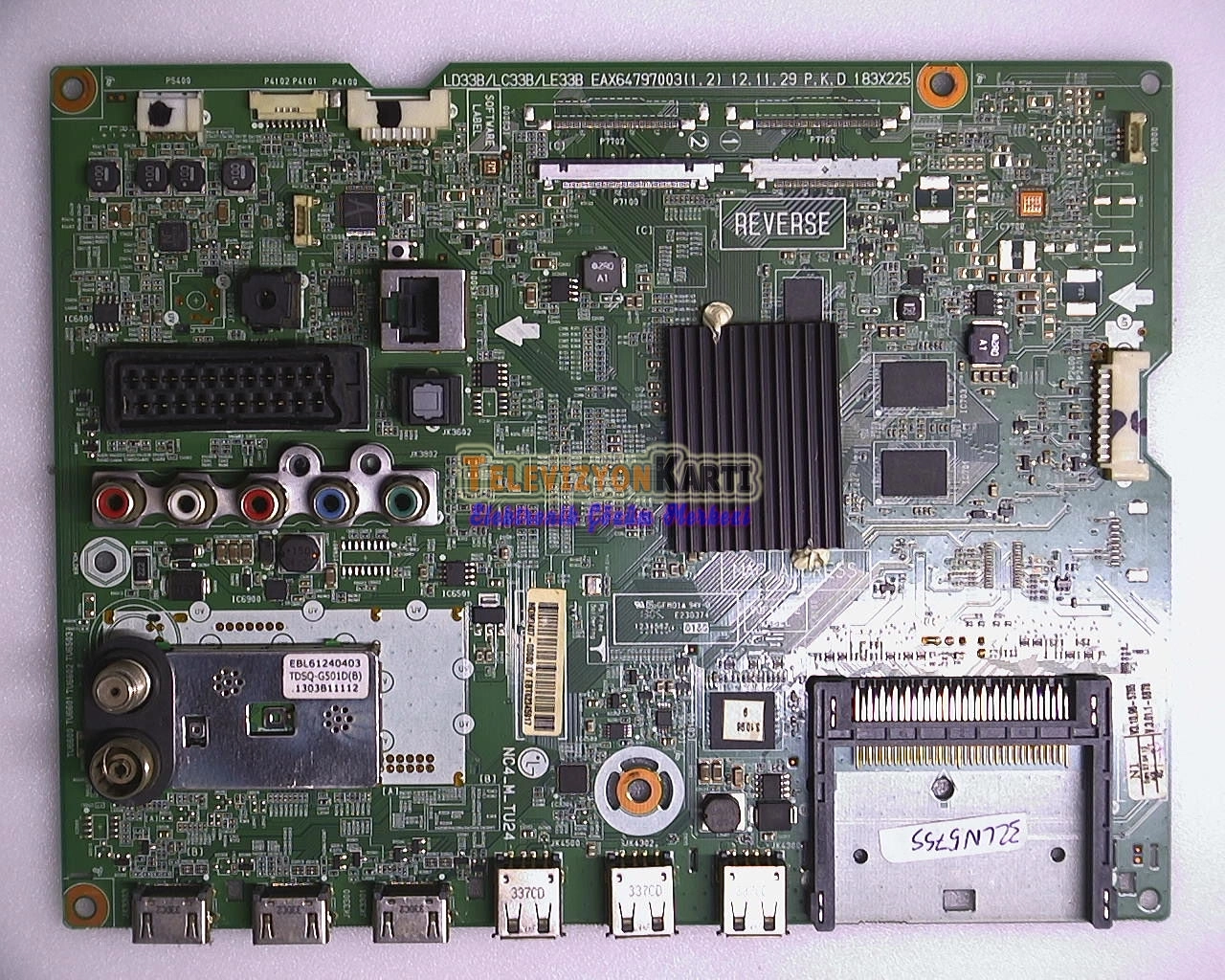 Carte Mère TV LG EAX64797003 – Compatible 32LN575S, 42LN575S, Etc., Occasion