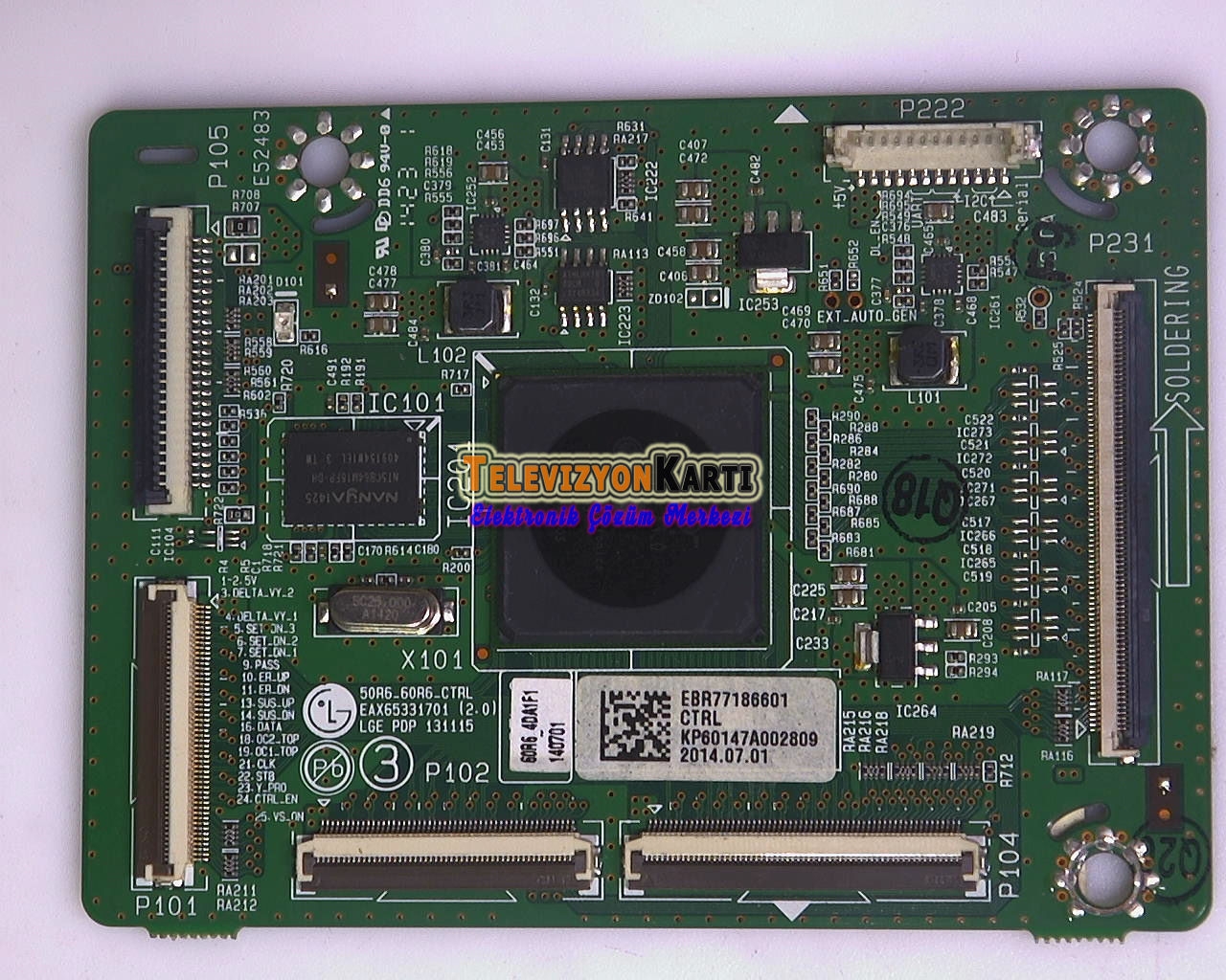 EAX65331701 (2.0) , EBR77436002, LG 50PB690V-ZC, CTRL Board, PDP50R60000