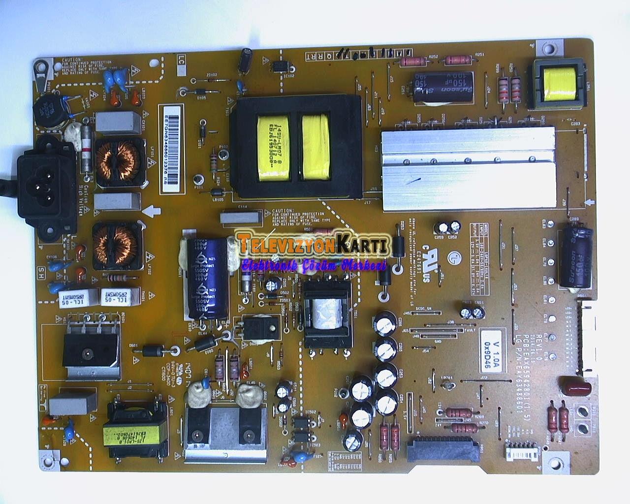 EAX65942801 (1.5), EAY63488601, EAX65942801(1.5) Power Board, V400DK1-KE1.C8, LG DISPLAY