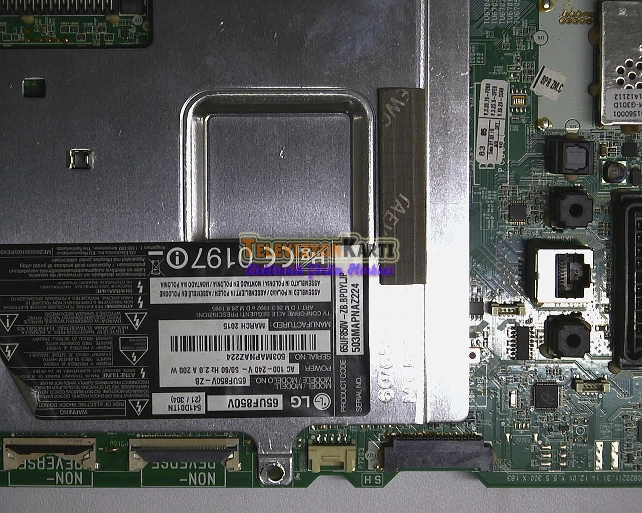 EAX66208203(1.0),EBT63519451,LG 65UF850V-ZB,Main Board,Ana Kart
