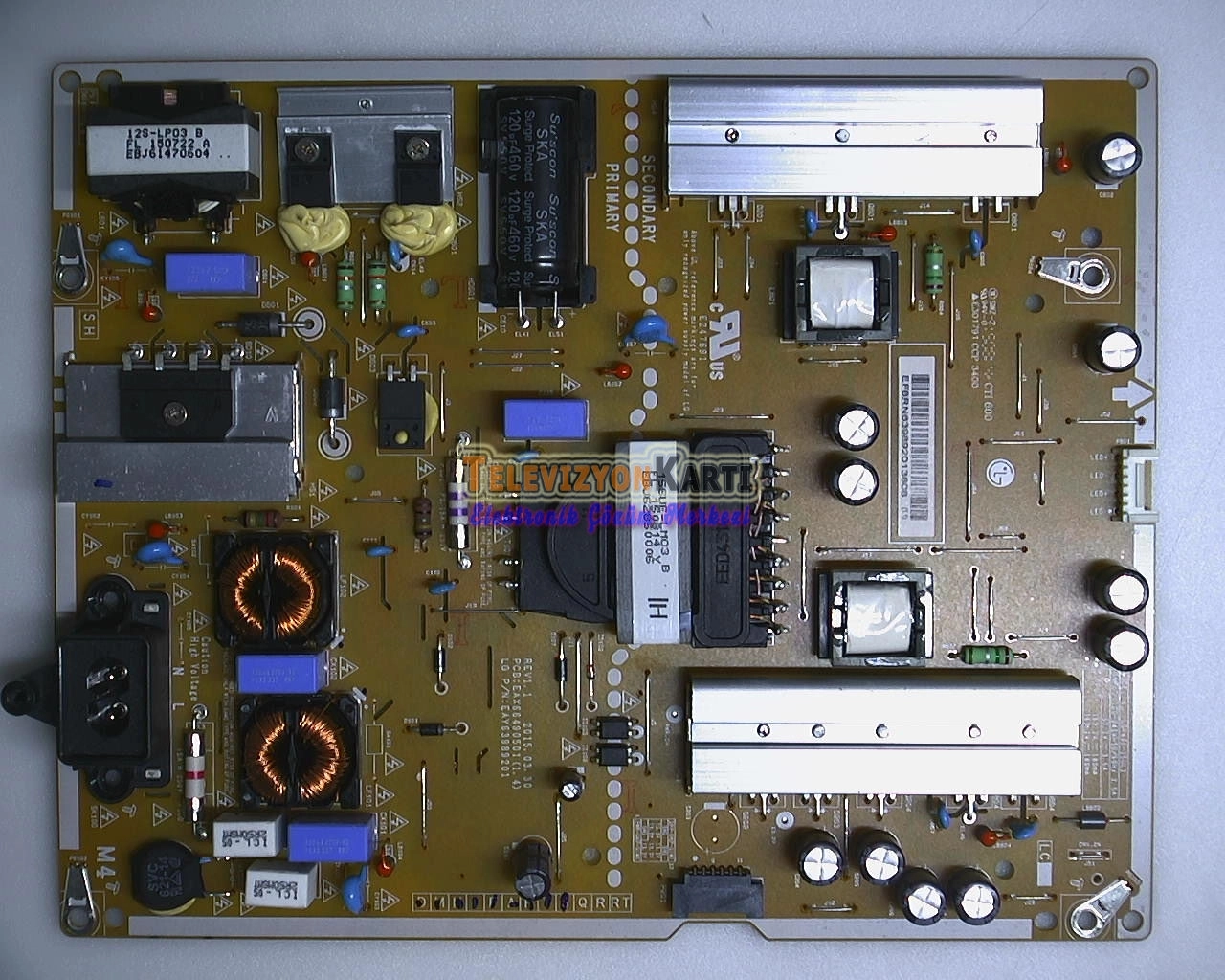EAX66490501(1.4),EAY63989201,LGP49E-15UL2,LG 49UF6807-ZA POWER BOARD,Besleme