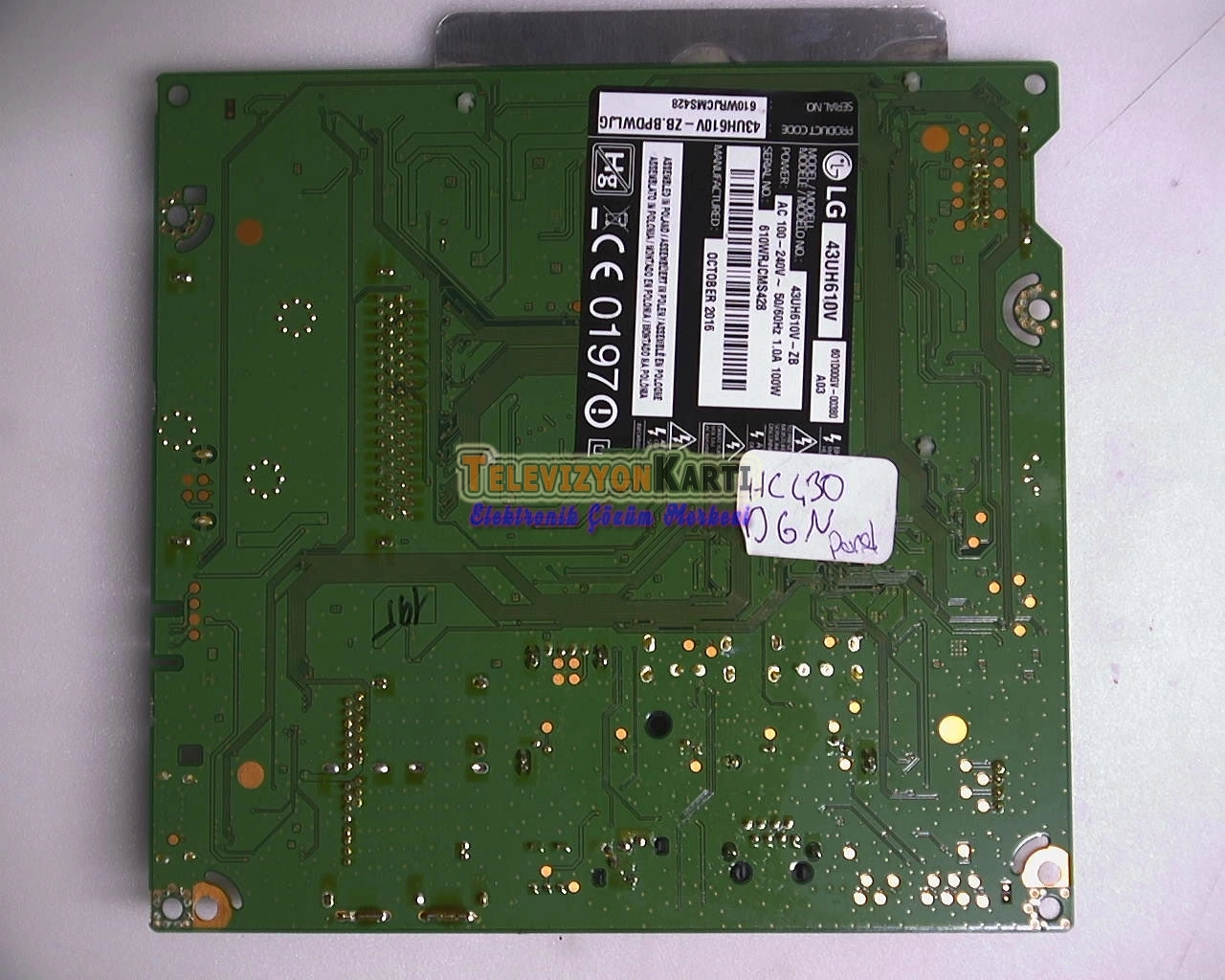 EAX66943504(1.0),EBR82405801,EBT64197802,LG 43UH610V-ZB,Main Board,HC430DGN-SLNX5-5112
