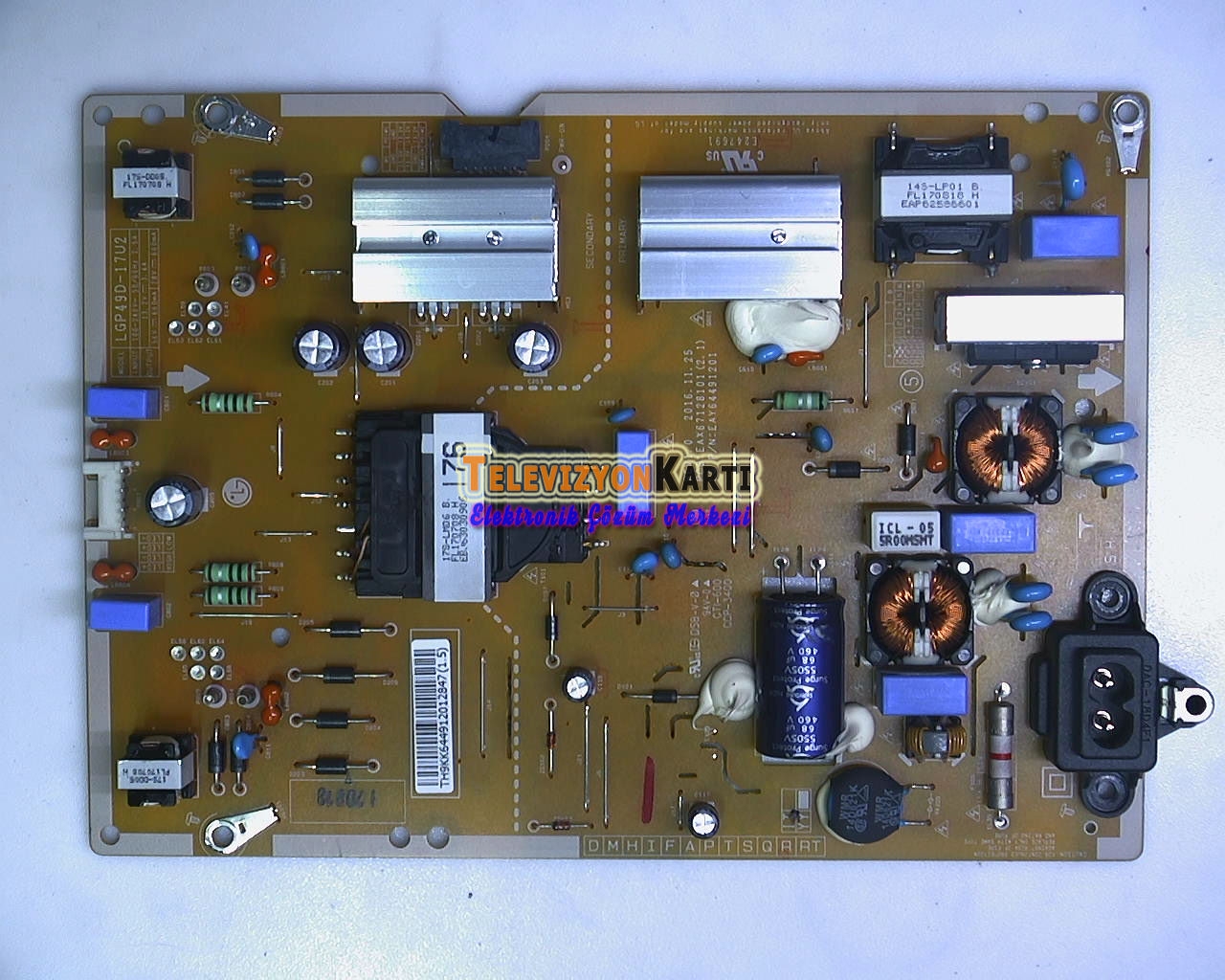 EAX67128101 (2.1), EAY64491201, LGP49D-17U2, EAX67128101(2.1), LG 49UJ701V-ZC, Power Board