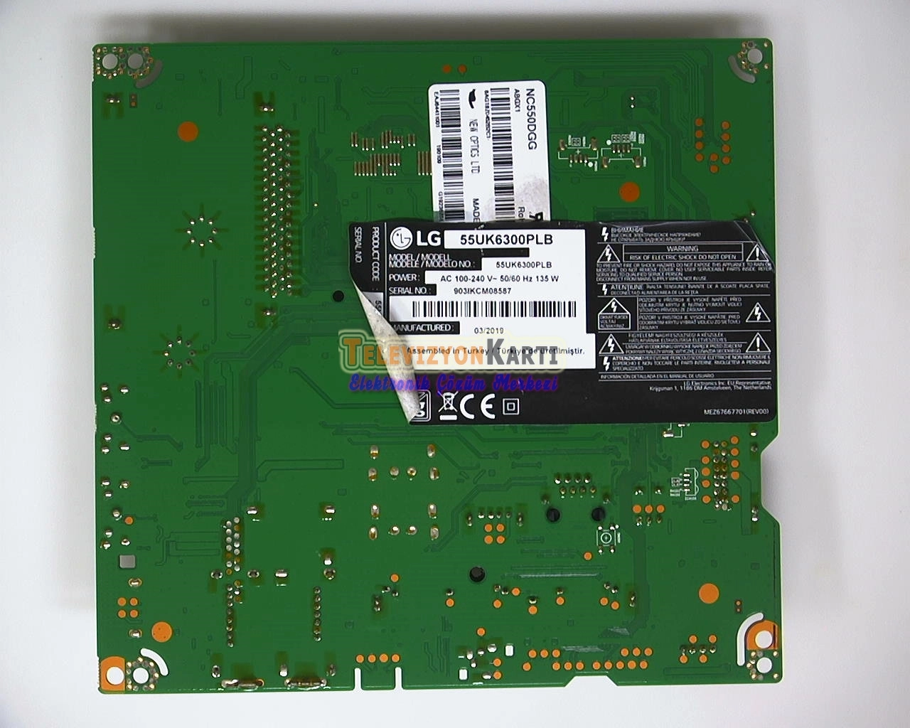 EAX67872805(1.1),EBT64603006,EAX67872805(1.1),64603006,LG 55UK6470PLC,Main Board,Ana Kart,NC550GG-ABGX1