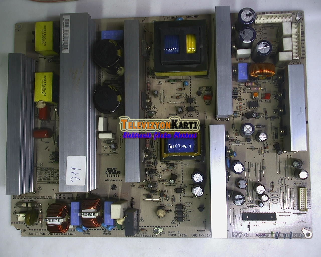 EAY39190301 , EAX38865401/7 , PSPU-J702A , LG POWER BOARD