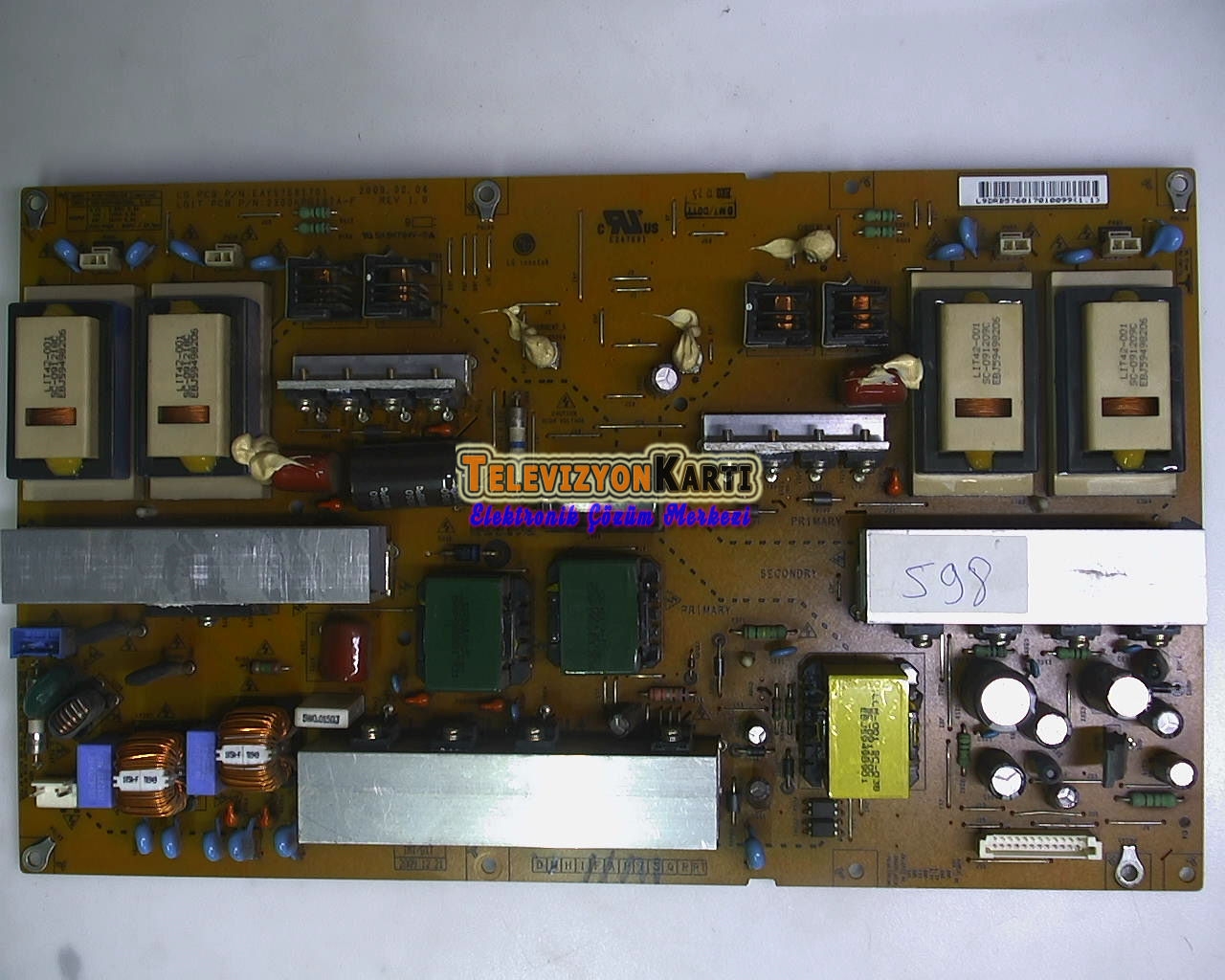 EAY57681701 , 2300KPG107A-F , PLHL-T839A , LG 42LH5000-ZB , Power Board , LC420WUF-SBM1