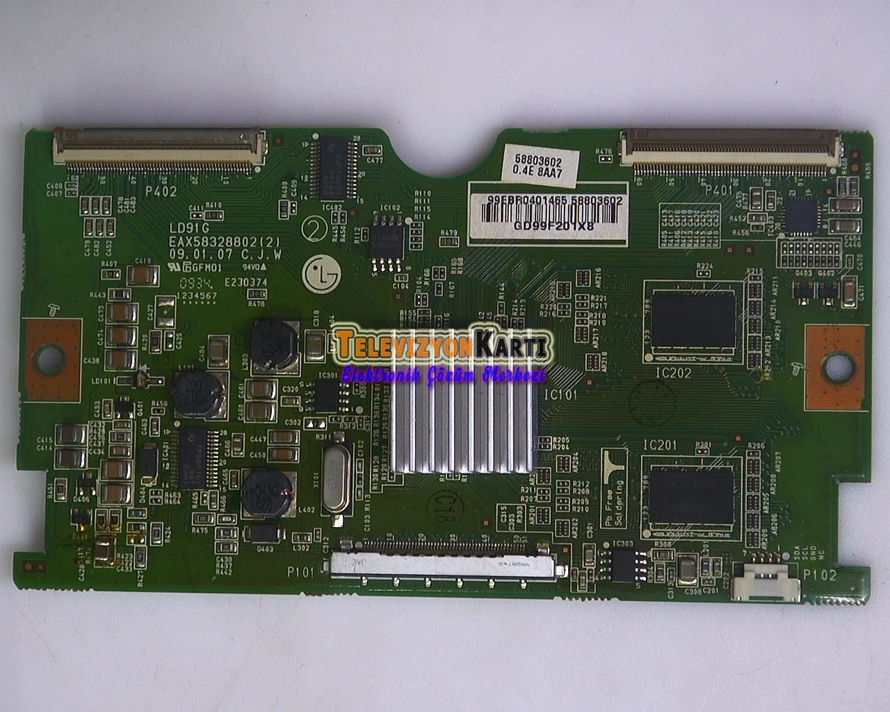EBR61248201 , EAX58328802 , EAX58328802(2) T-CON BOARD