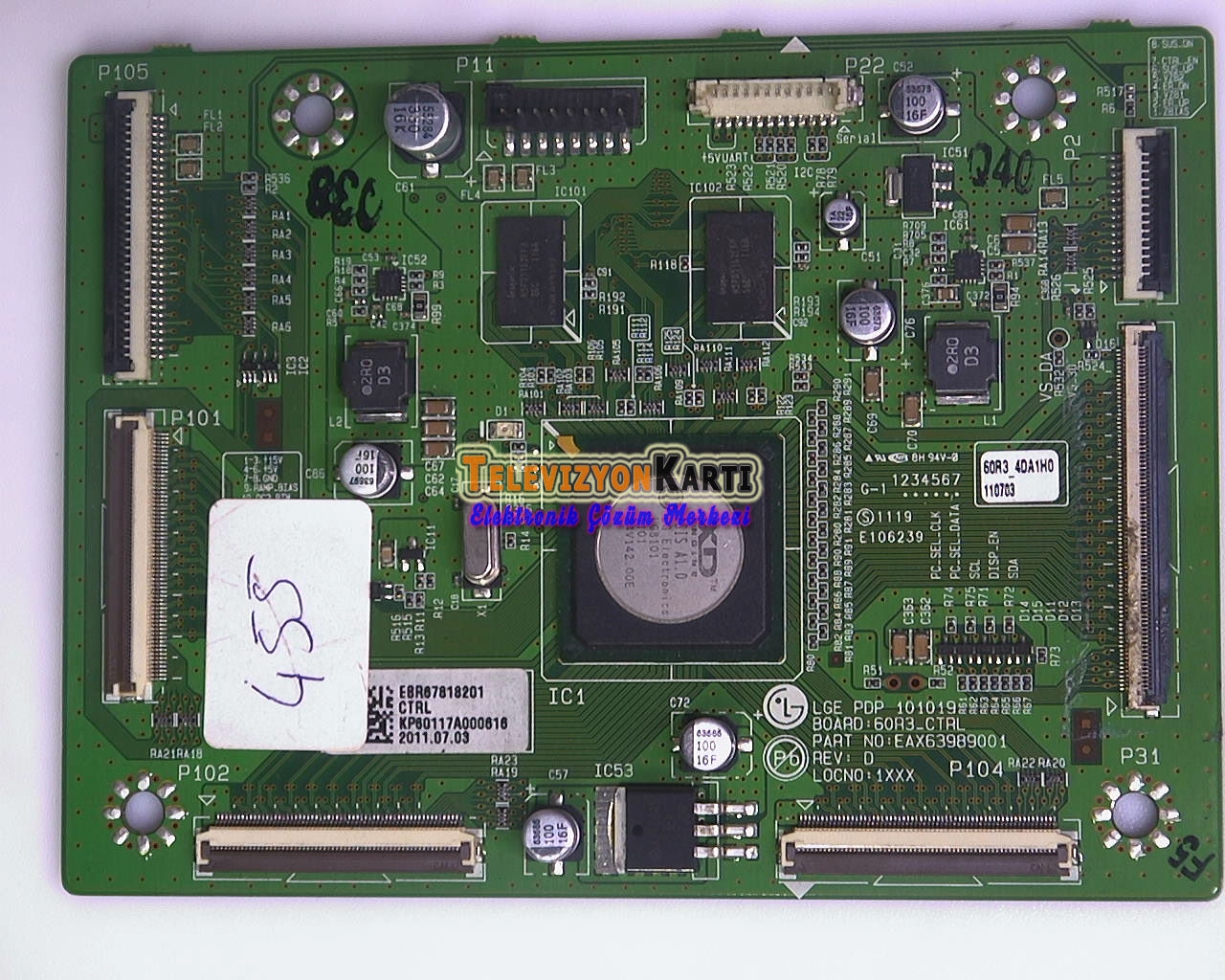 EBR67818201, EAX63989001, 60R3 CTRL, PDP60R30000, LG 60PZ250-ZB, LG 60PZ750