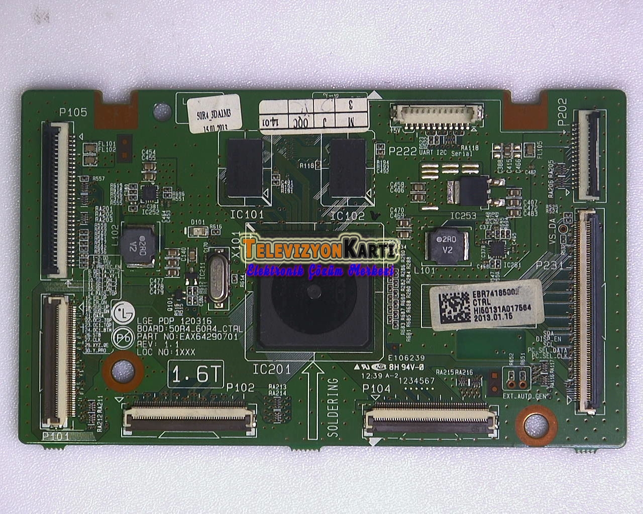 Ebr74185002 Eax64290701 50R4 Ctrl LG 50Pm6700 T-Con Board