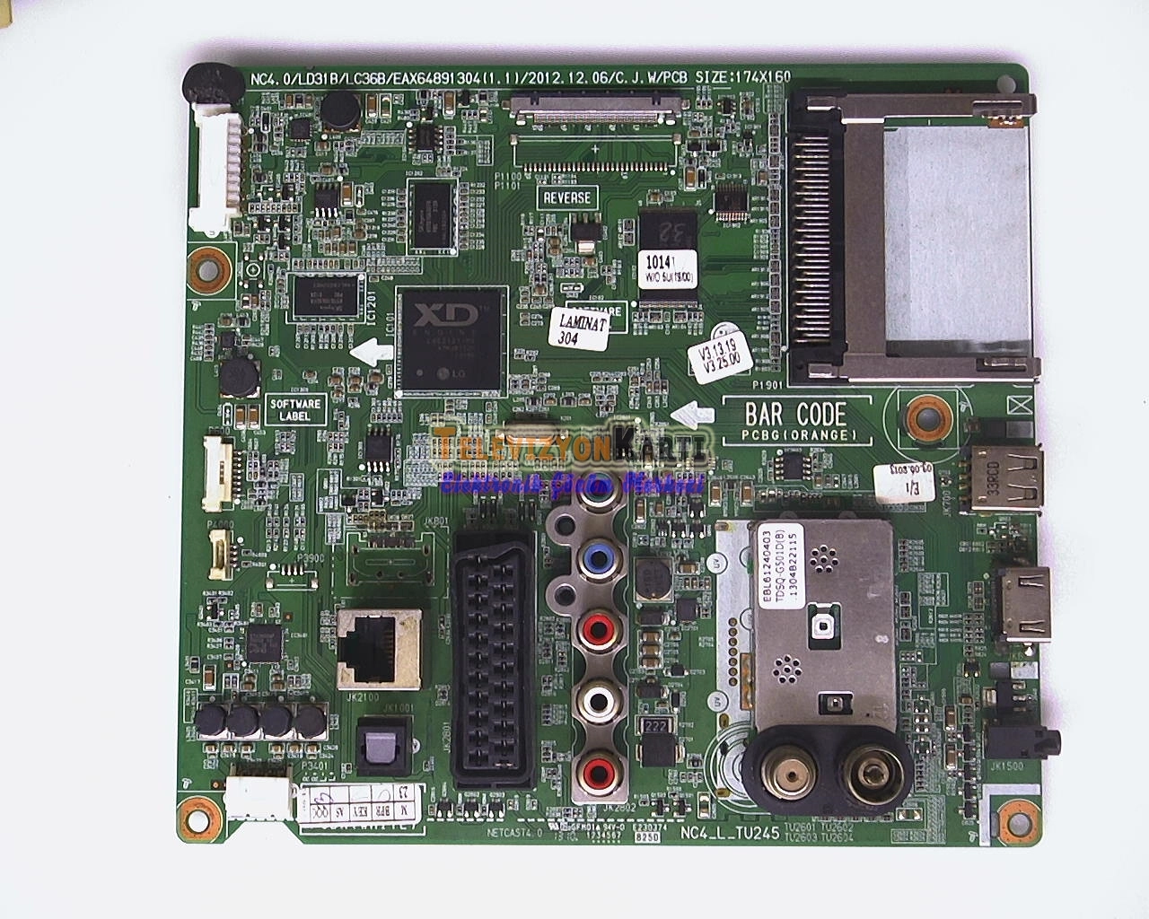 EBT62391014,EAX64891304,LG 32LA613S,Anakart,Main Board