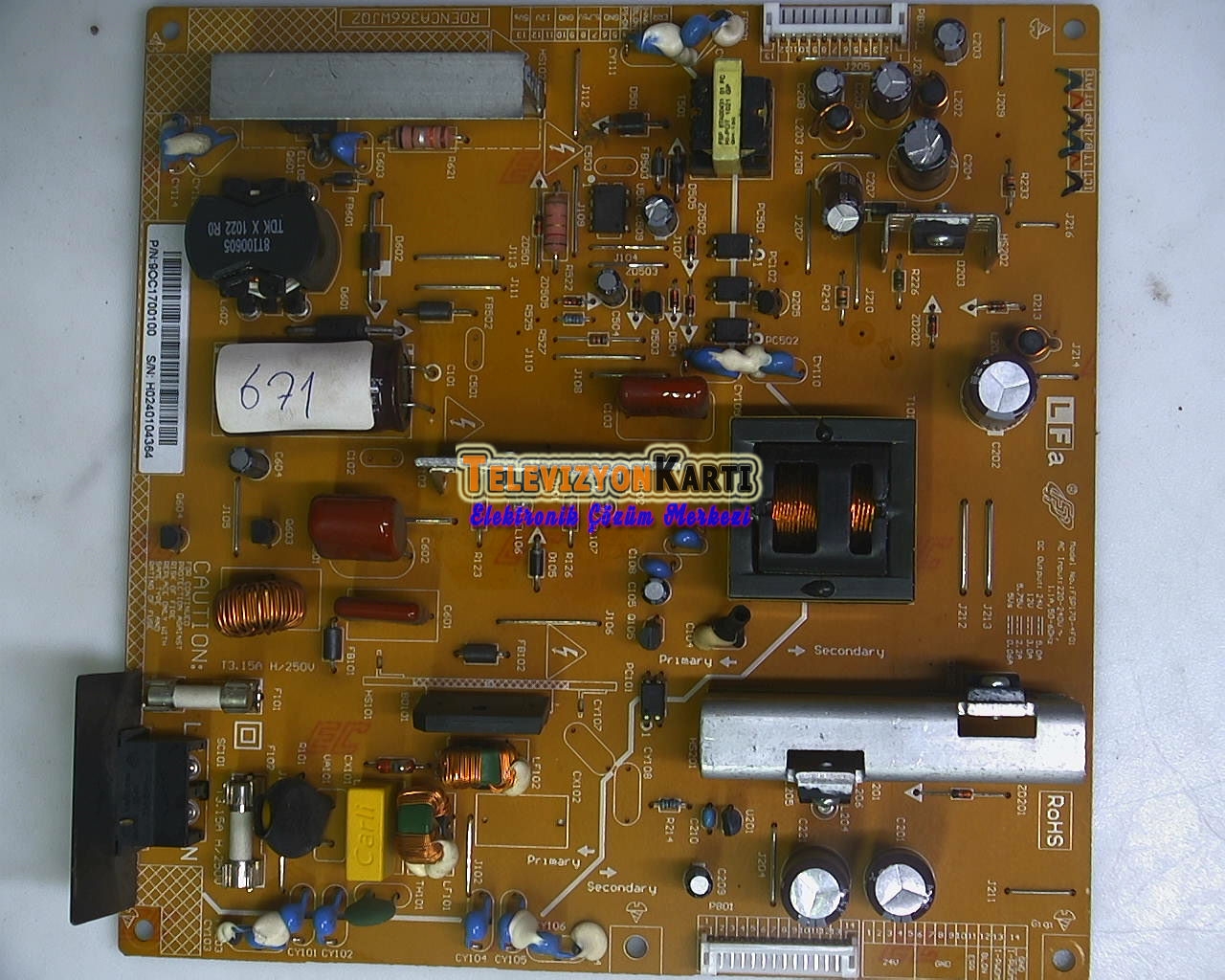 FSP170-4F01 , 9OC1700100 , LC320H510E , LC-32DH500E , POWER BOARD , SHARP BESLEME