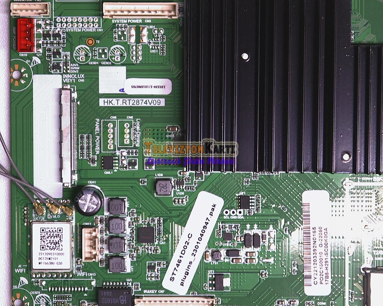 HK.T.RT2874V09,ONVO OV75F500,MAIN BOARD