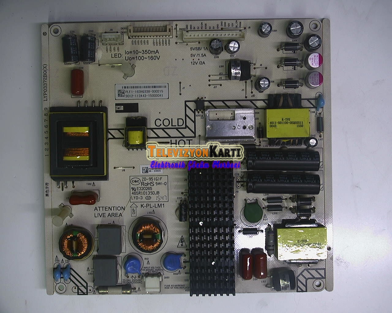 K-PL-LM1, PLF1-163HQ338, 465R1013SDJB, 4702-2PLLM1-A3131D01, LYP03372B0(X), Premier PR49L91, Power Board, Besleme