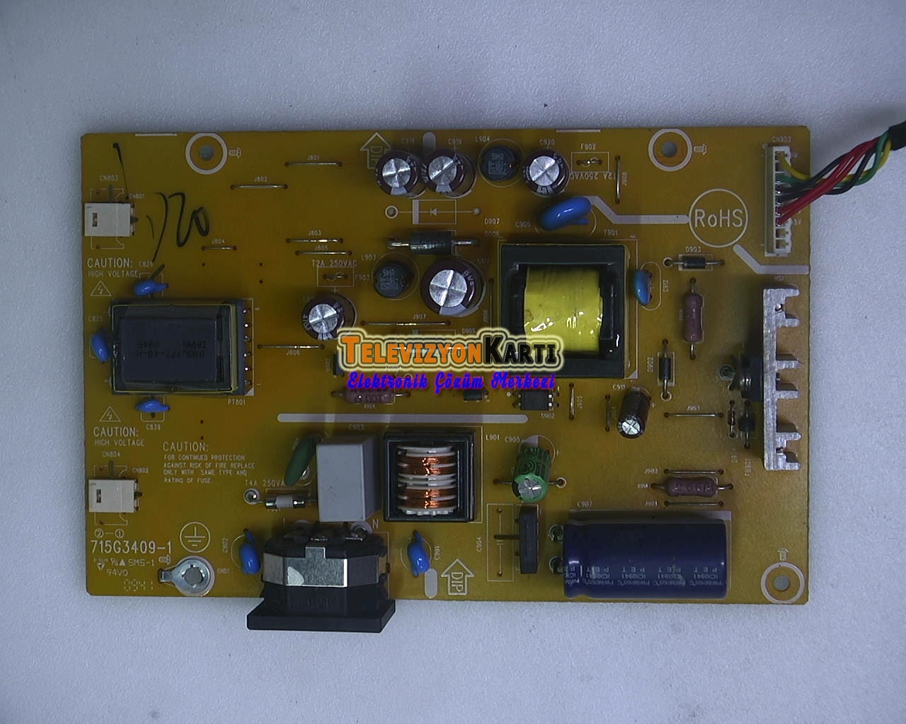 LG W1943SS-PF 18.5 inç LCD MONİTÖRÜN POWER BESLEME KARTI GÜÇ KARTI POWER KARTI 715G3409-1