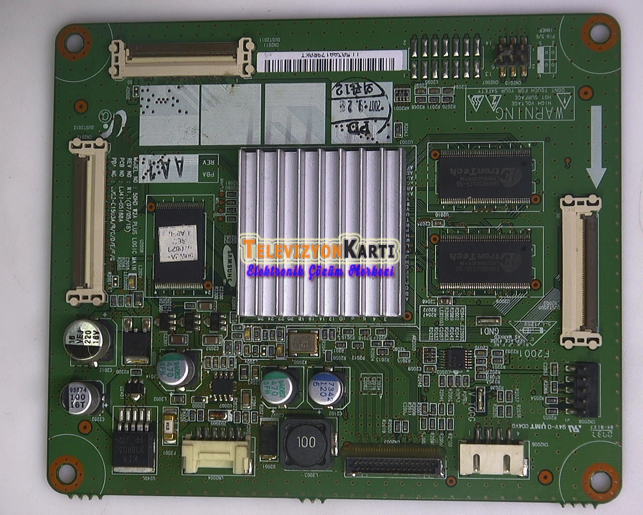 LJ41-05188A, LJ92-01503A, Samsung, S50HW-YB02, PS50C62HX, PS50E92HX, T-CON BOARD