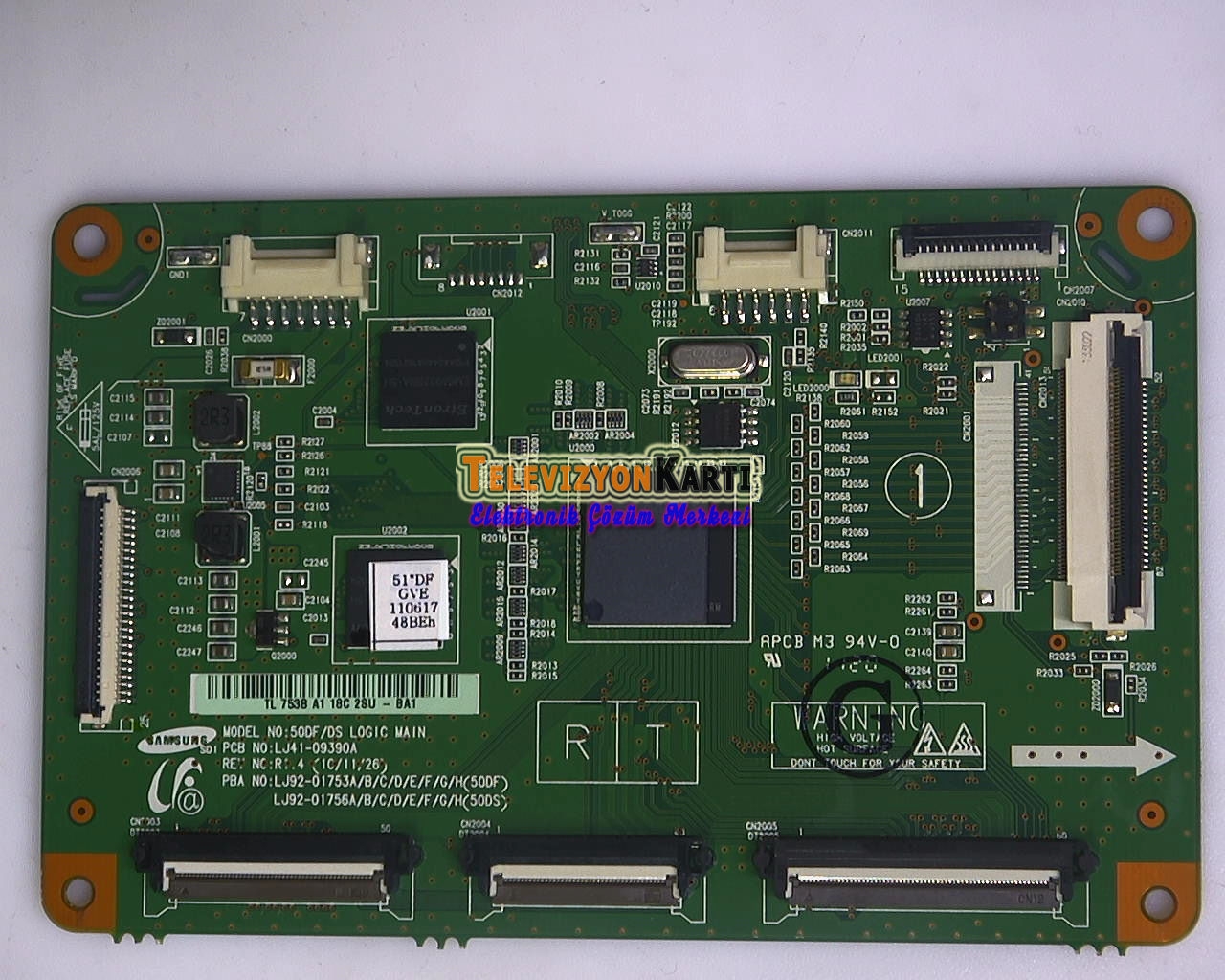 LJ41-09390A, LJ92-01756A, LJ92-01753A, 50DF-DS LOGIC MAİN, S50FH-YD07, SAMSUNG PS51D550C1, CTRL BOARD