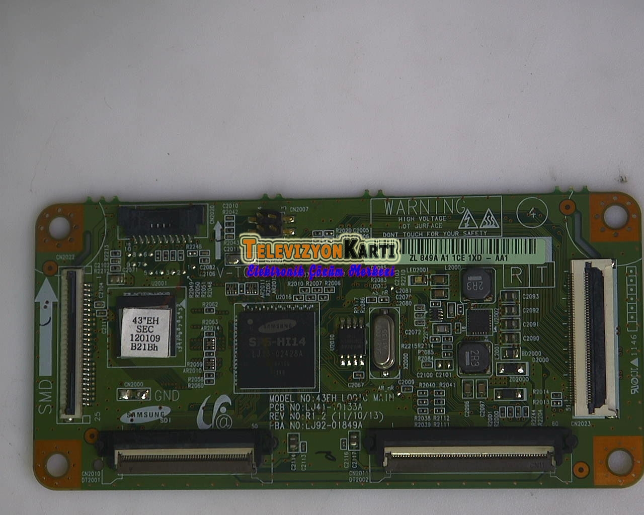 LJ41-10133A, LJ92-01849A, Samsung PS43E490B1WXTK, T CON Board, 843AX-YB01