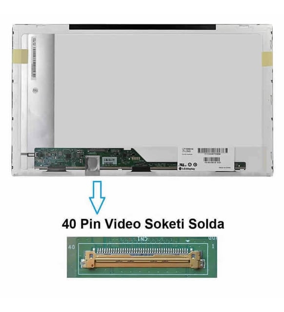 LTN156AT15-C01 15.6 Laptop LED 40Pin Uyumlu LCD Ekran Panel