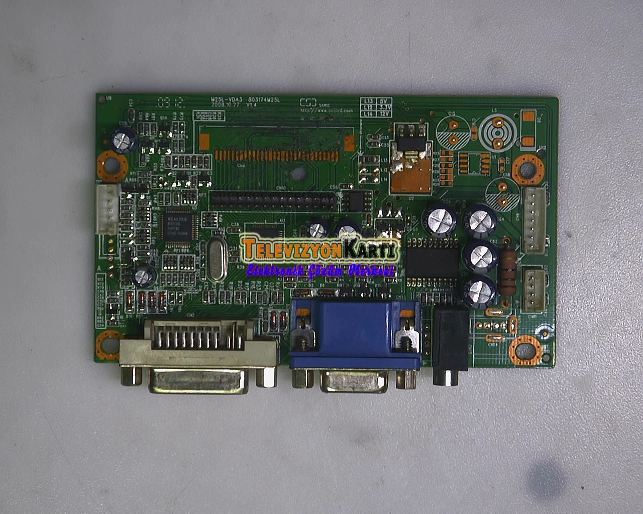 M25L-VDA3 V1.4, 803174M25L, İNCA IL-1022 22 inç, Monitör Main Board