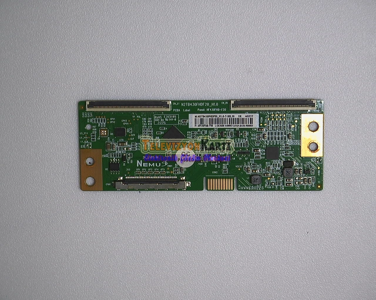 N2TB430FHDF20,HV430QUB-F7D , HV430QUB-F1D , HV550QUB-F8D , A3F82C , ONVO OV43250 T-Con Board