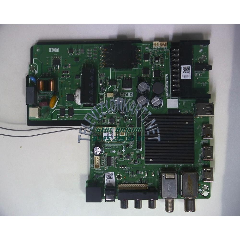 TP.SK516S.PB802,SUNNY SN32DAL13/0216,MAİN BOARD - Televizyon Kartı