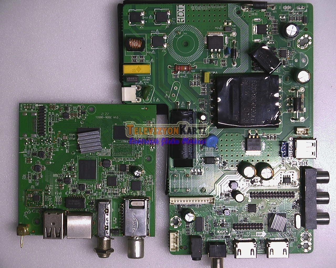 P75-53V5.0,REDLINE PS43,MAIN BOARD,ANAKART,CX430DL - Televizyon Kartı