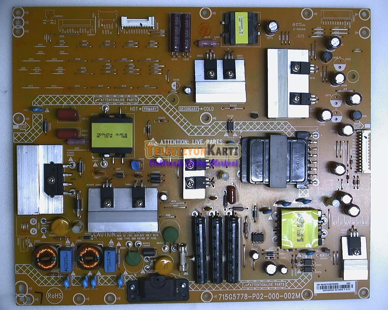 Philips 46PFL490SK/12 Power Board,715G5778-P02-000-002M,DR718XAB7,DSP30300X,TPT460H1-HVD02