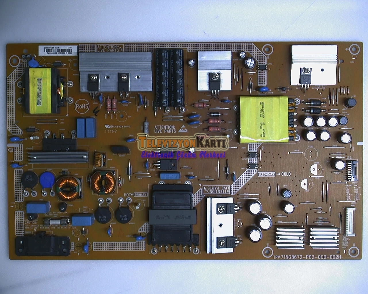 PHILIPS 49PUS6412/12 Power Board,715G8672-P02-000-002H,PLTVGZ351XAR5,TPT490U2-EQYSHM.G