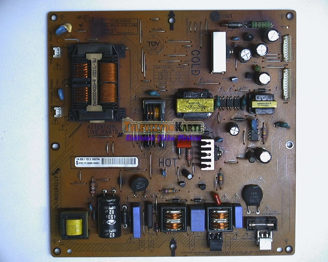 PLHC-P981A,2722 171 00965,3PAGC10019A-R,Philips 32PFL5450H/12,Power Board