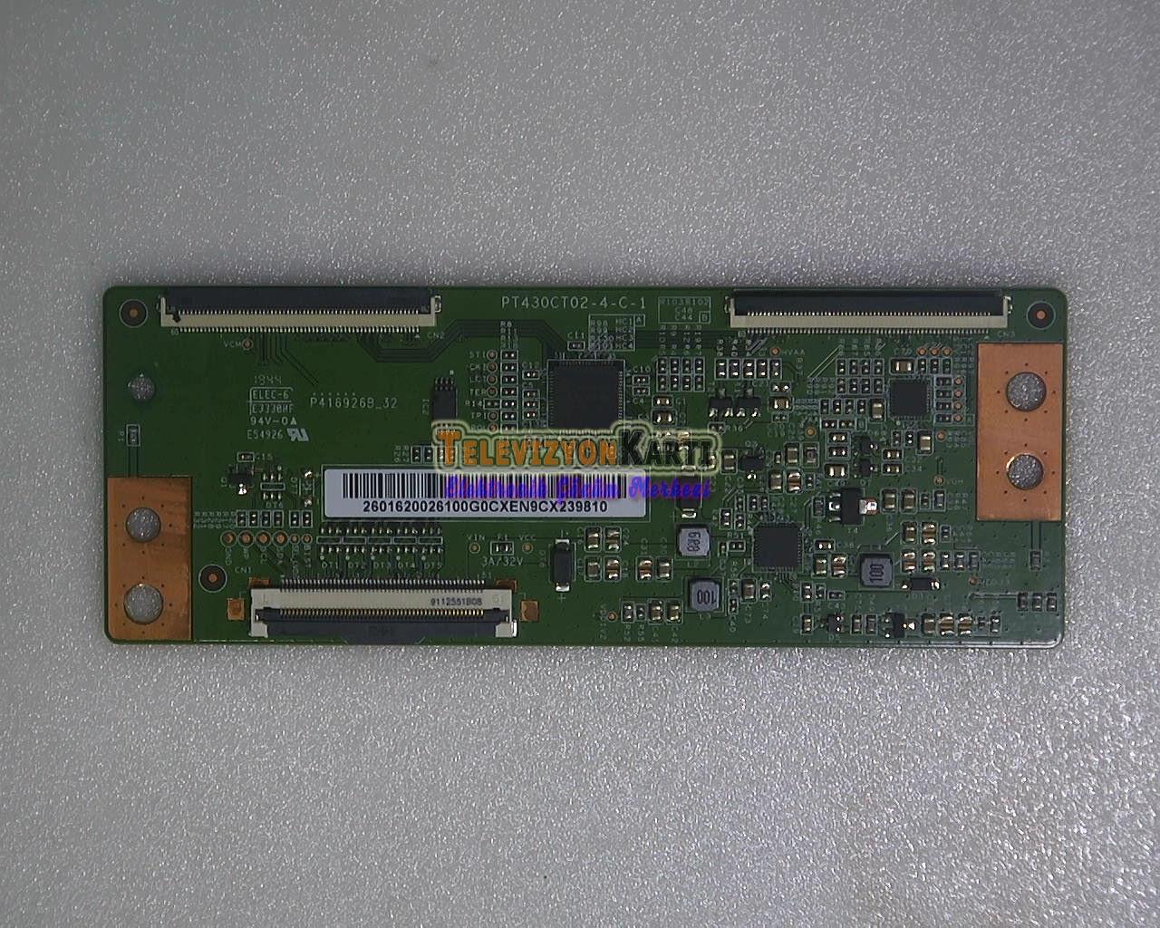 PT430CT02-4-C-1,43SBF720 T CON BOARD,VES430UNYH-2D-N02