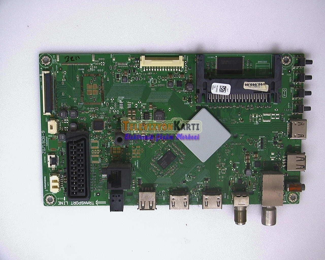 RCW5ZZ,ZG7190R-9,GRUNDIG 32 CLE 6745 AP,MAIN BOARD,ANAKART,HV320FHB-N00,057D32-C41
