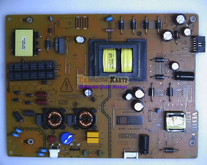 17IPS72,23657953,VESTEL 43U9000,POWER BOARD
