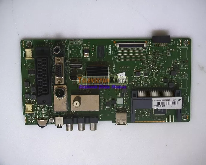 17MB82P,23379390,Telefunken 43TF4025,Main Board