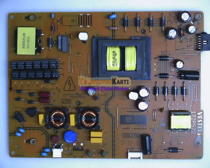17IPS72,23772839,Toshiba 43UL3C63DT,Power Board