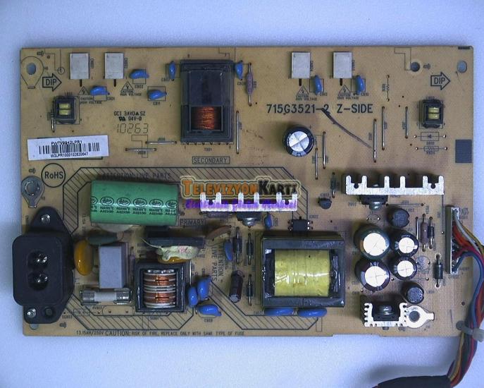 715G3521-2,SHARP LC-19SH7E-BK,Monitör Power Board