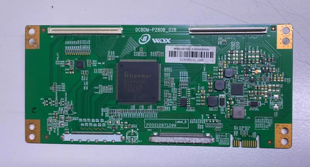 DCBDM-P280B_02B , P2021287L599, CC575PU1L UHD TCON