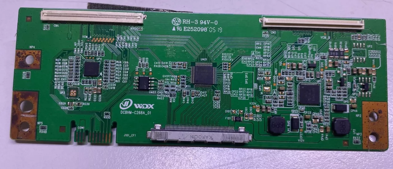 RH-, 94V-0, E252098 T-CON BOARD