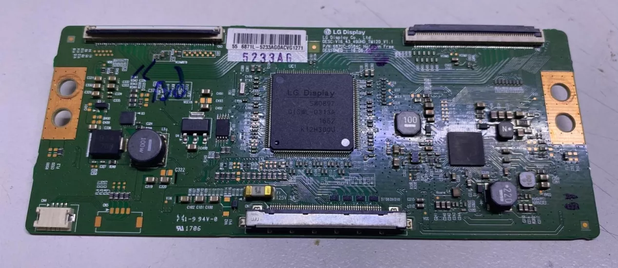 6870C-0584C, 6871L-5233A, 55UA8300 T-CON BOARD
