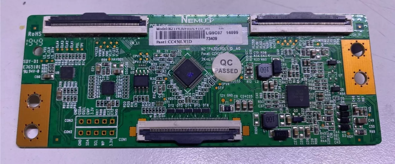 N2TP430FHDLV1D_A1, CC430LV1D, T-CON BOARD