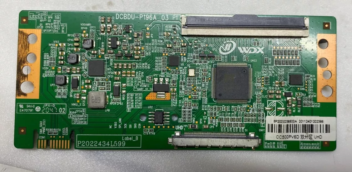 DCBDU-P196A_03 , CC500PV6D,TCon Board