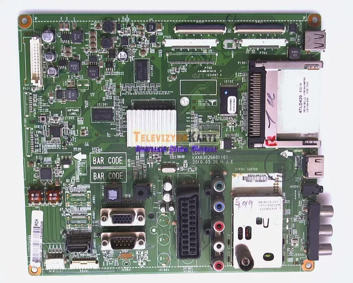 EAX61354204(0),EBU60922536,LG 47LD450,Main Board