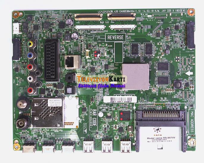 EBT62987201,EAX65384004,LG 55LB670V Main Board